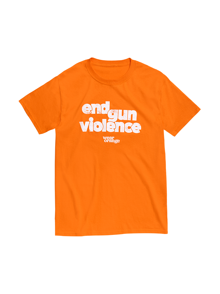 Wear Orange End Gun Violence Retro Tee