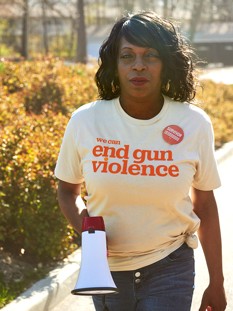 End Gun Violence Cream Tee