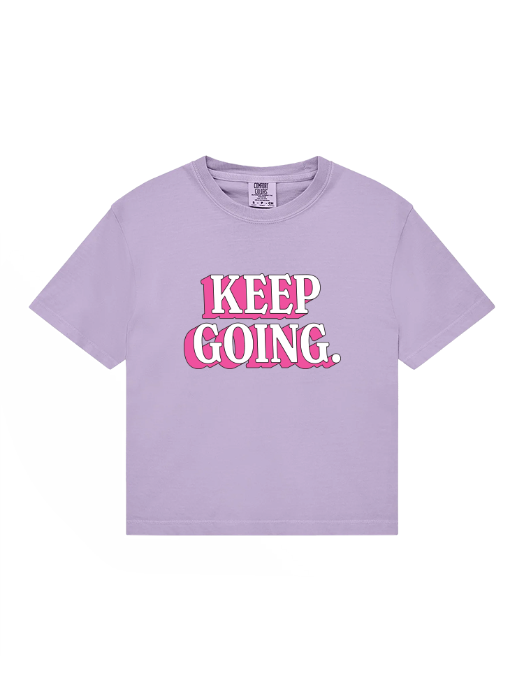 Keep Going Cropped Tee
