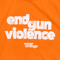 Wear Orange End Gun Violence Retro Tee