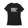 Women's Cut Moms Demand Action Black Tee
